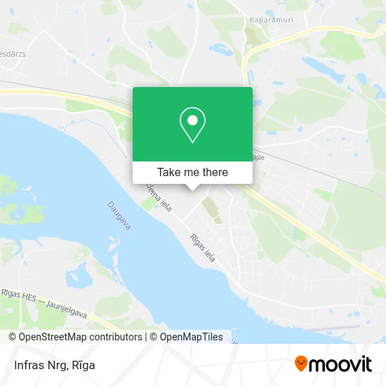 Infras Nrg map