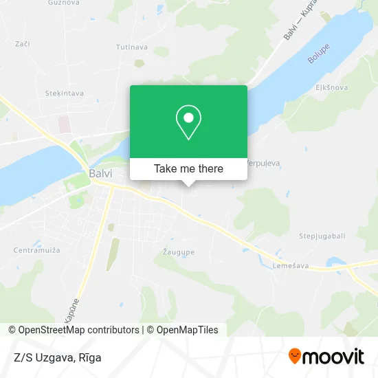 Z/S Uzgava map