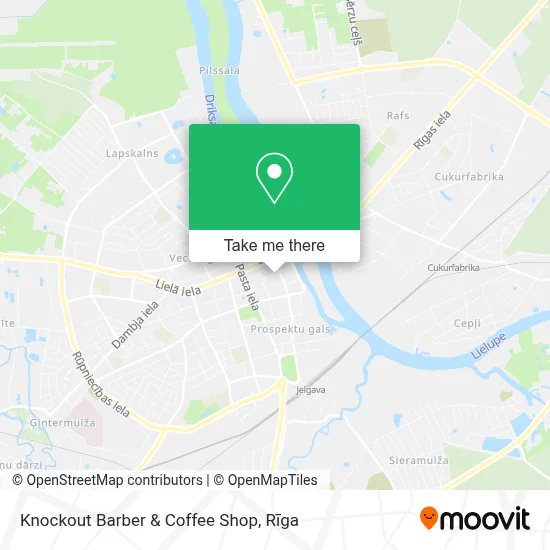 Knockout Barber & Coffee Shop map