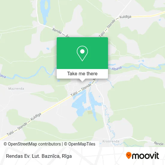 Rendas Ev. Lut. Baznīca map
