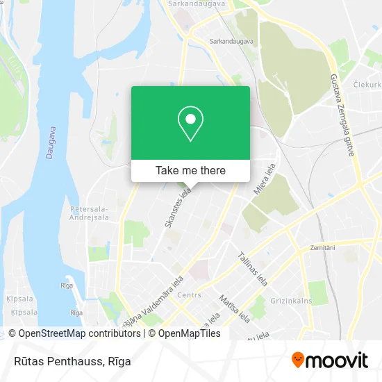 Rūtas Penthauss map