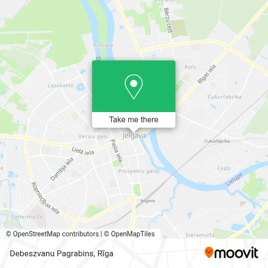 Debeszvanu Pagrabins map
