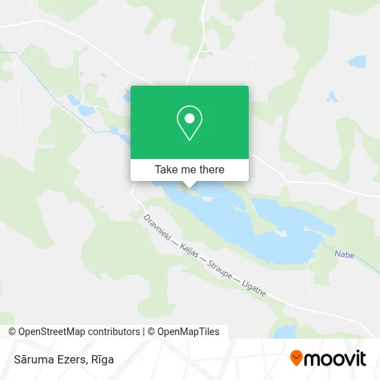 Sāruma Ezers map