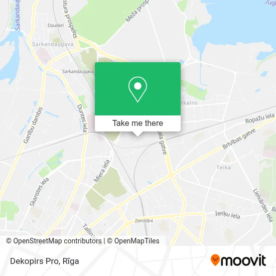 Dekopirs Pro map