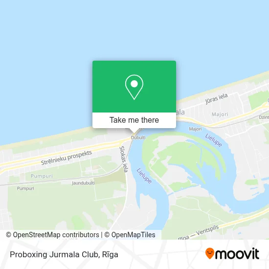Proboxing Jurmala Club map