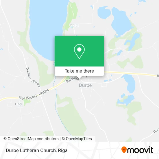 Durbe Lutheran Church map