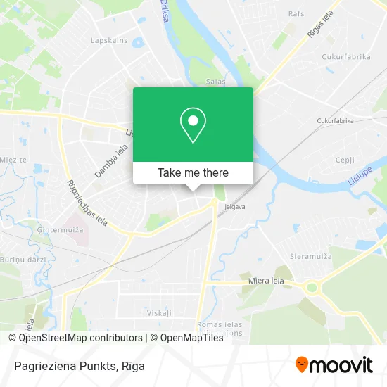 Pagrieziena Punkts map