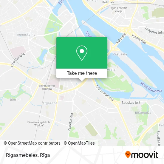 Rigasmebeles map