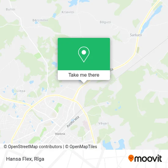 Hansa Flex map