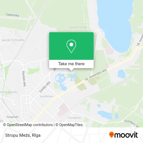 Stropu Mežs map