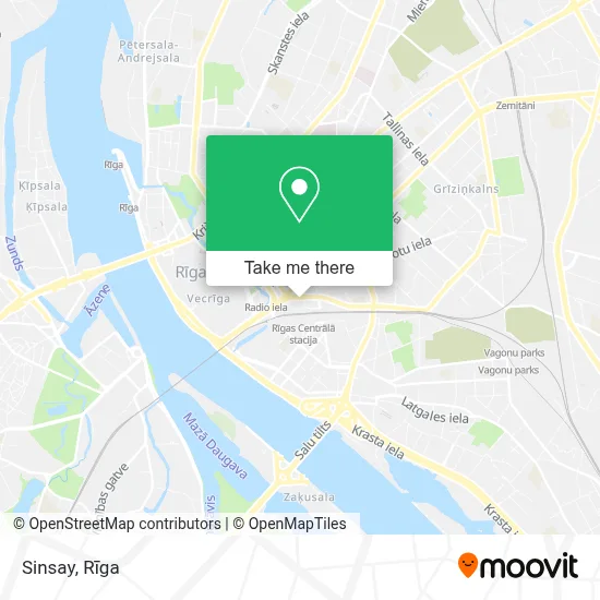 Sinsay map