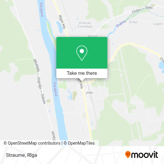 Straume map