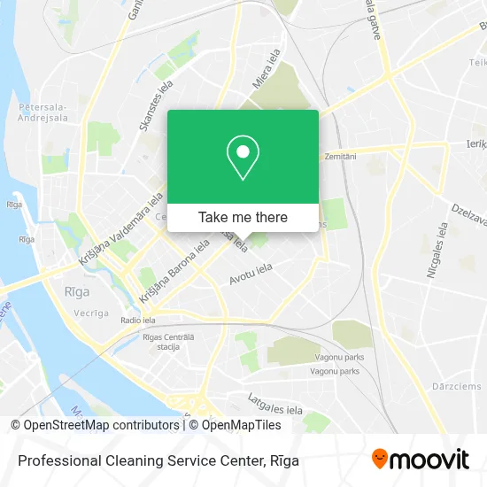 Professional Cleaning Service Center map