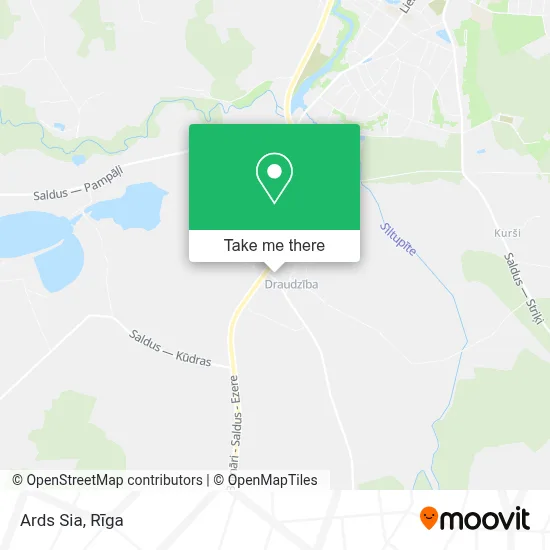 Ards Sia map