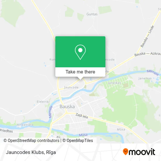 Jauncodes Klubs map