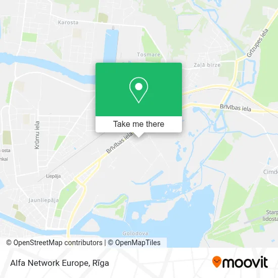 Alfa Network Europe map