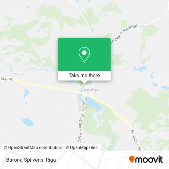 Barona Spilvens map
