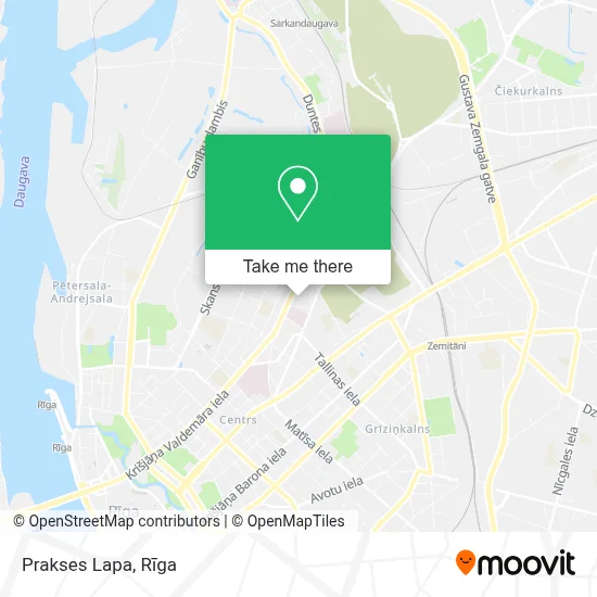 Prakses Lapa map