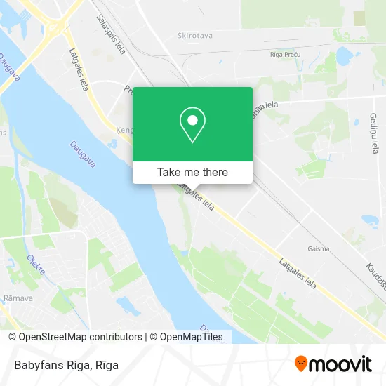 Babyfans Riga map