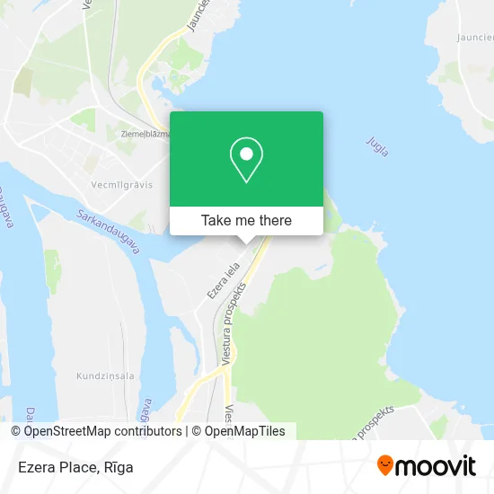 Ezera Place map