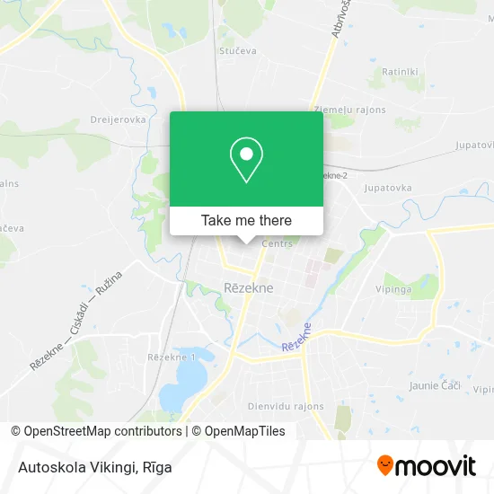 Autoskola Vikingi map