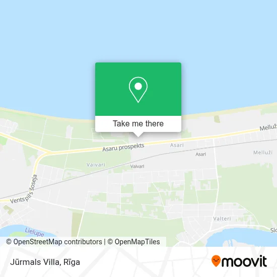 Jūrmals Villa map