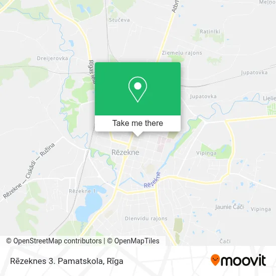 Rēzeknes 3. Pamatskola map