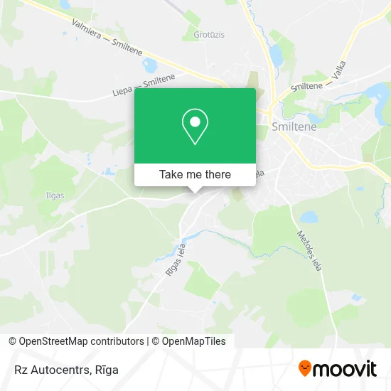 Rz Autocentrs map