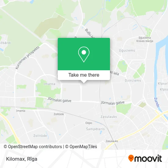Kilomax map