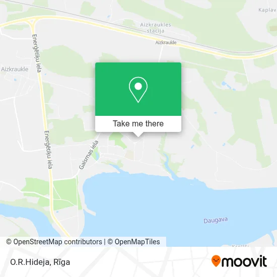 O.R.Hideja map