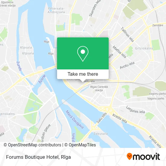 Forums Boutique Hotel map