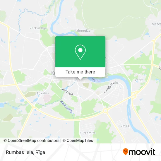 Rumbas Iela map