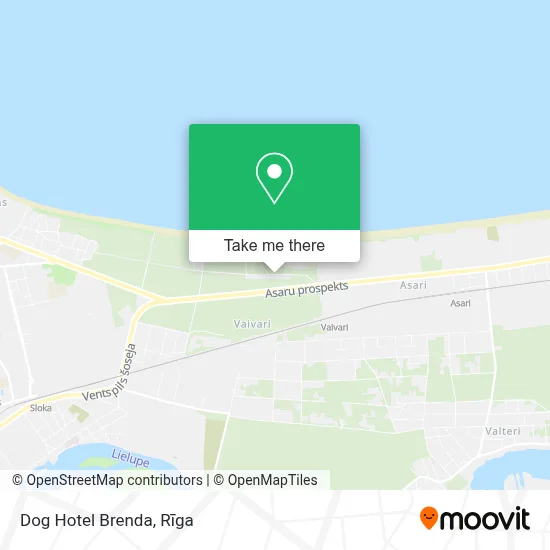 Dog Hotel Brenda map