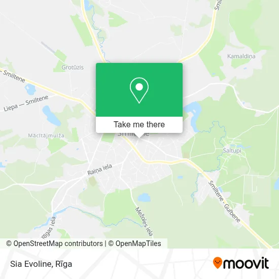 Sia Evoline map