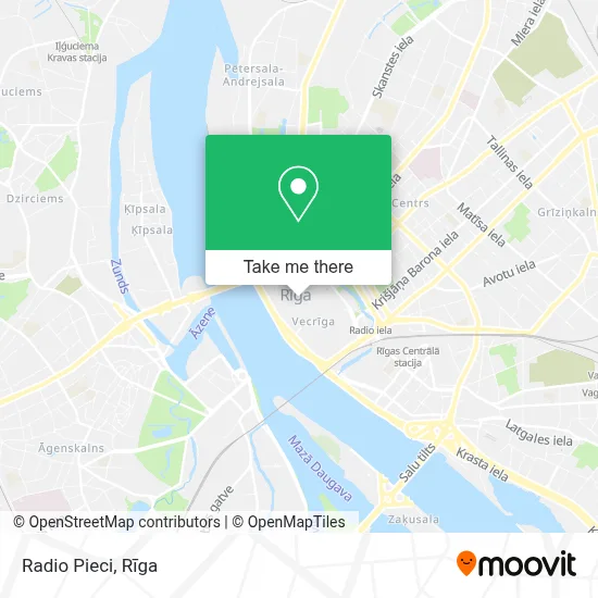Radio Pieci map
