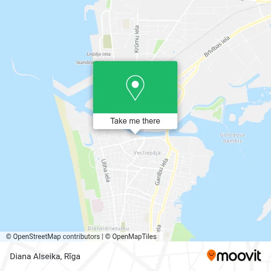 Diana Alseika map