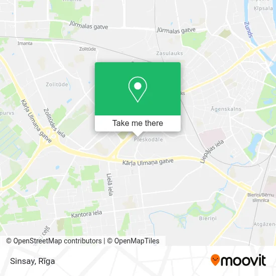 Sinsay map
