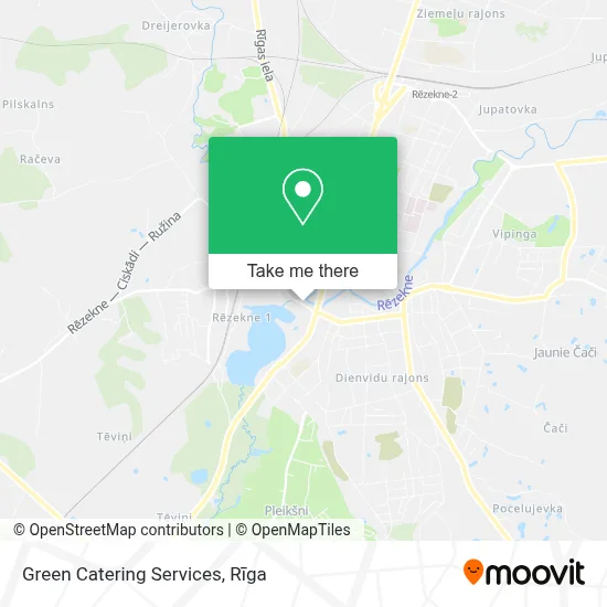 Green Catering Services map