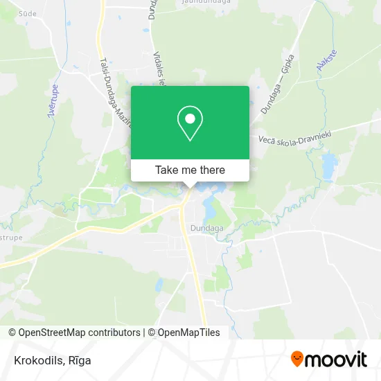 Krokodils map