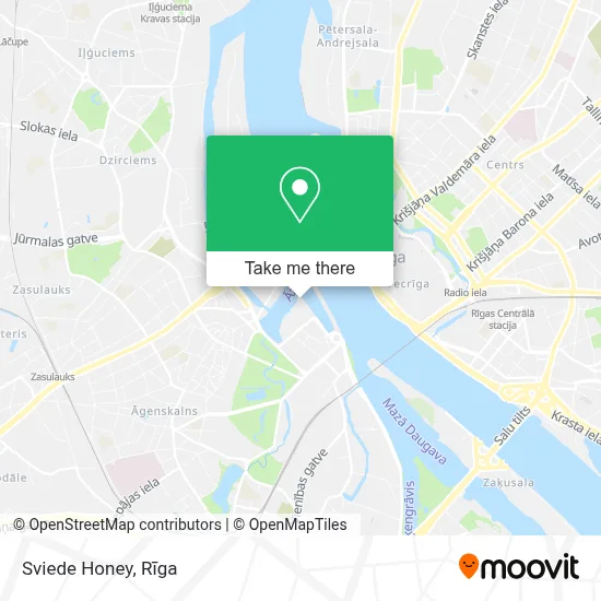 Sviede Honey map
