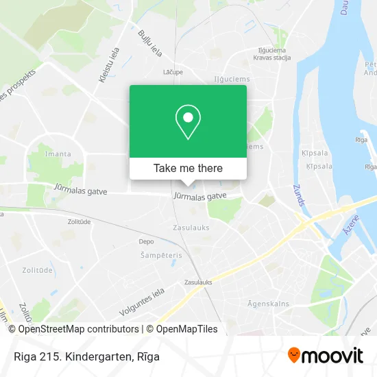 Riga 215. Kindergarten map
