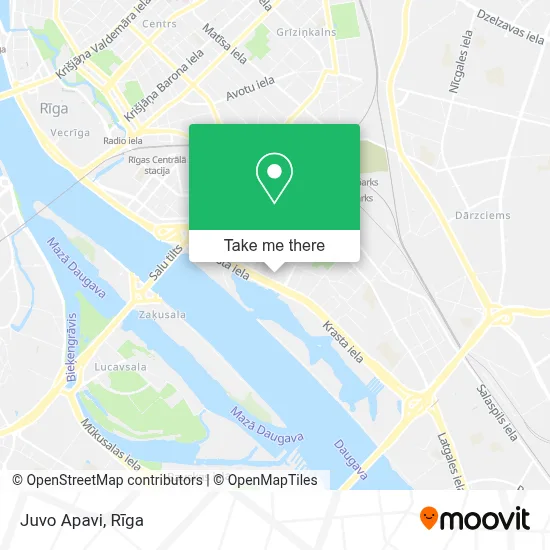 Juvo Apavi map