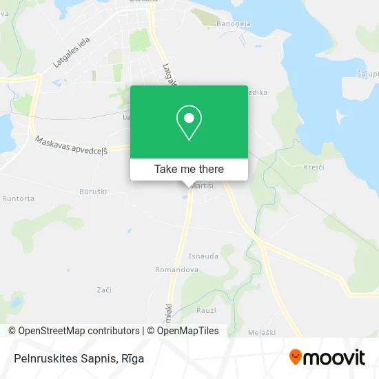 Pelnruskites Sapnis map