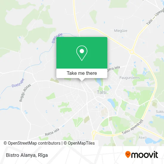 Bistro Alanya map