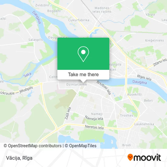 Vācija map