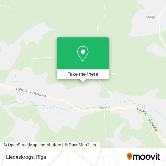 Liedeskrogs map