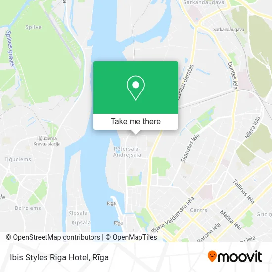 Ibis Styles Riga Hotel map