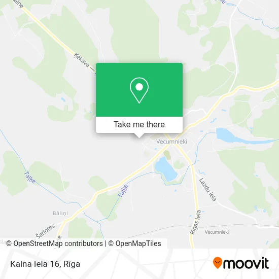 Kalna Iela 16 map