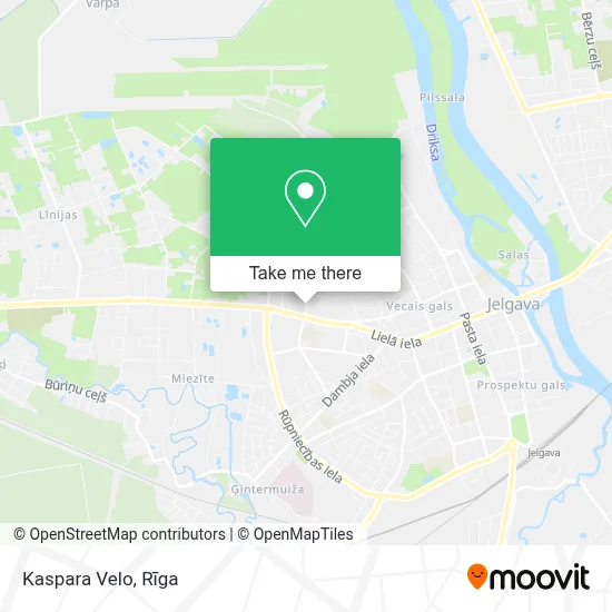 Kaspara Velo map