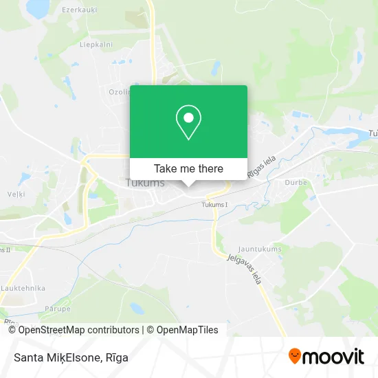 Santa MiķElsone map